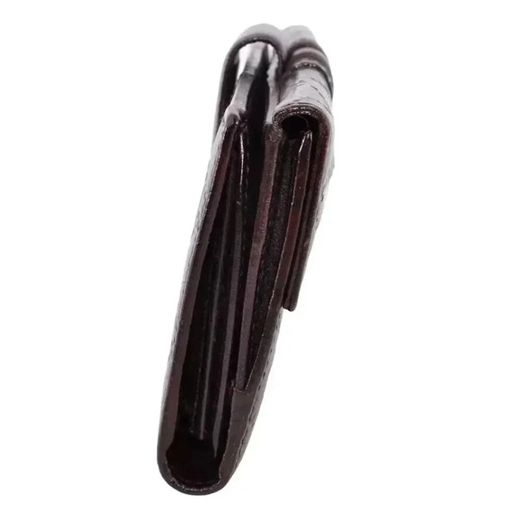 Gucci Brown Leather Continental Wallet with Logo Accents - Picture 5 of 12